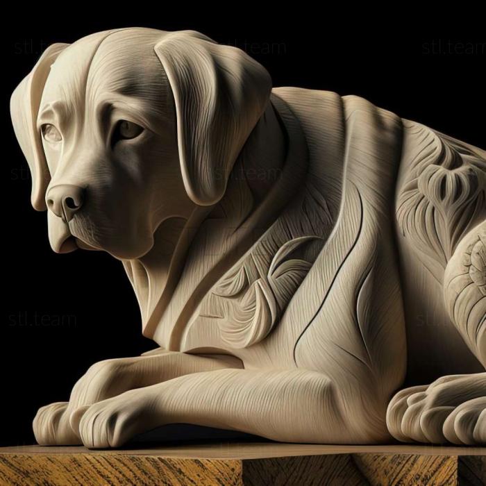 3D модель Бразильська собака філа (STL)